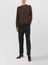 Pt Torino Man Sweater Cocoa Size 42 Virgin Wool