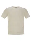 Pt Torino Crew-neck Short-sleeved Cotton Jersey In White