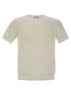 Pt Torino Crew-neck Short-sleeved Cotton Jersey In White