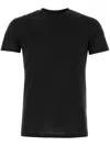 Pt Torino Plain Lightweight Crewneck T-shirt In Black