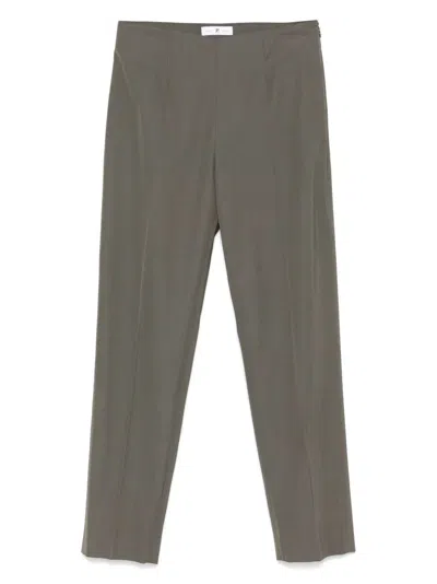 Pt Torino Cropped Trousers In 绿色