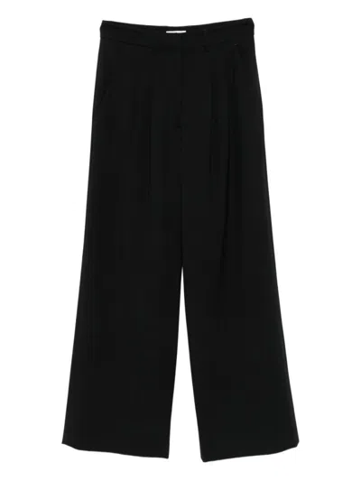PT TORINO CROPPED WIDE-LEG TROUSERS WITH CLEAN WAISTBAND