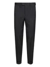 Pt Torino Cuffed-hem Pants In Black