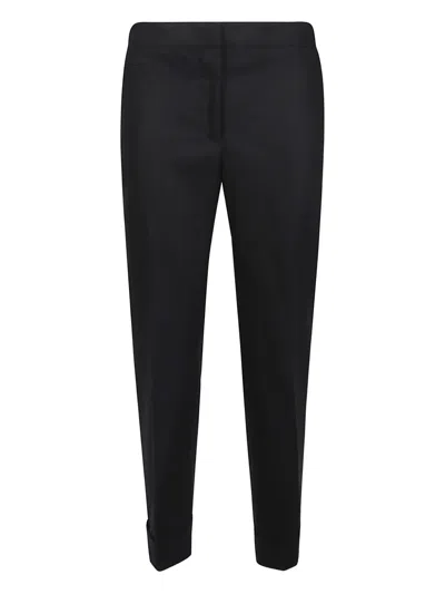 Pt Torino Cuffed Trousers In Black