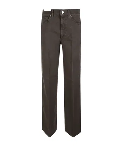 Pt Torino Cyndi High-rise Wide-leg Pants In Burgundy
