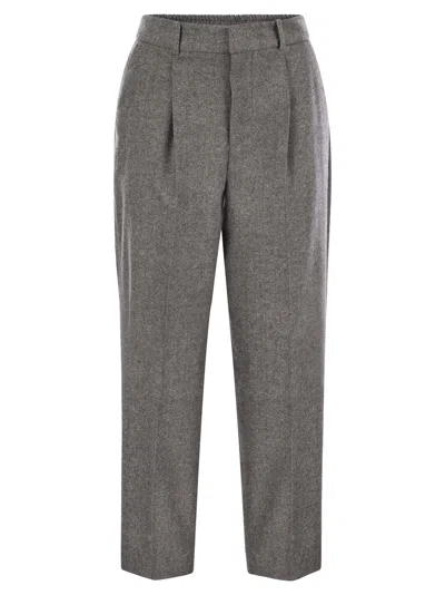 PT TORINO DAISY - WOOL AND CASHMERE PANTS