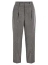 Pt Torino Daisy - Wool And Cashmere Pants In Gray