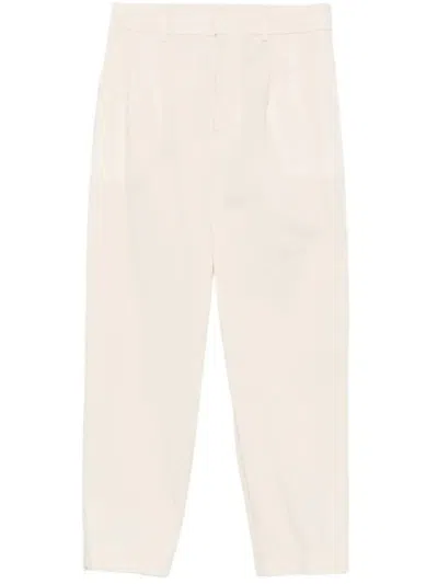 Pt Torino Daisy Pants Woman White In Neutral