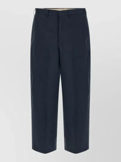 Pt Torino Dandy Trousers Tailored Style Belt Loops In Blue