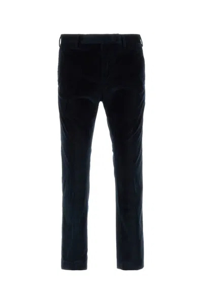 PT TORINO DARK BLUE STRETCH CORDUROY PANT
