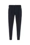 Pt Torino Dark Grey Stretch Cotton Chino Pant In 0360