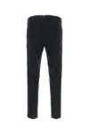 Pt Torino Dark Grey Stretch Cotton Chino Pant In Y370