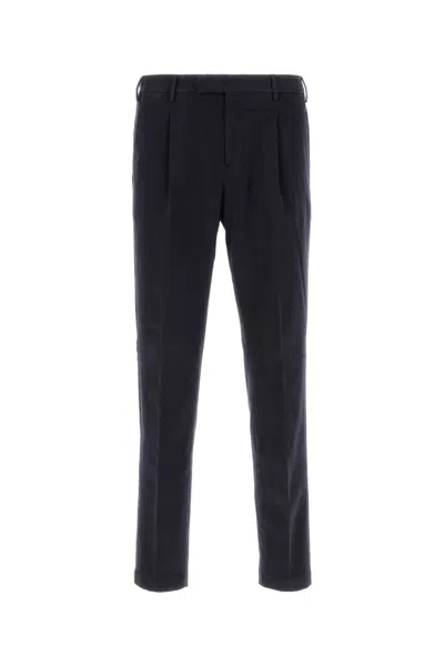 PT TORINO PT TORINO DARK BLUE STRETCH COTTON PANT