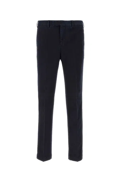 PT TORINO DARK BLUE STRETCH COTTON PANT