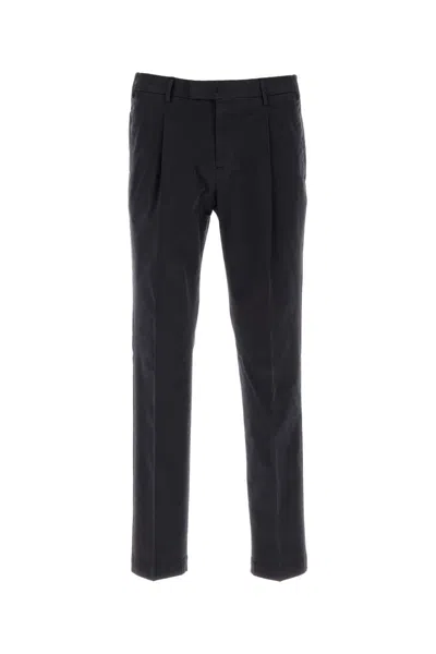 PT TORINO PT TORINO DARK BLUE STRETCH COTTON PANT