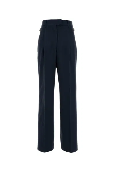 Pt Torino Dark Blue Stretch Wool Isabel Pant