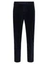 Pt Torino Pleat-front Corduroy Trousers In Blue