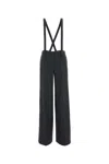 Pt Torino Dark Grey Stretch Cashmere Diana Pant In Black