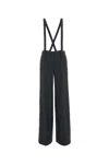 Pt Torino Dark Grey Stretch Cashmere Diana Pant In Black