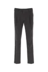 Pt Torino Trousers Stretch Cotton Back Pockets In Gray