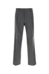 Pt Torino Tailored Wool Trousers With Pleats And Pockets In Gray