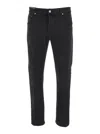 Pt Torino Cotton Jeans In Black
