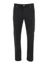 Pt Torino Cotton Jeans In Black