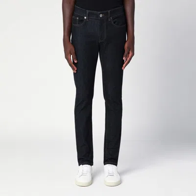 Pt Torino Denim Dark Blue Denim Rock Jeans In Black