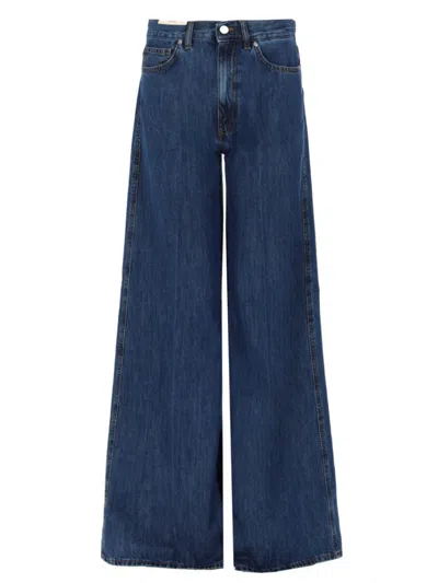 Pt Torino Denim Flared High Rise Jeans