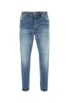Pt Torino Denim Jeans With Belt Loops And Faded Effect In Blue