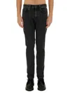 Pt Torino Slim-fit Dark Wash Denim Pants