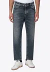 Pt Torino Denim Rebel Washed Effect Jeans In Blue