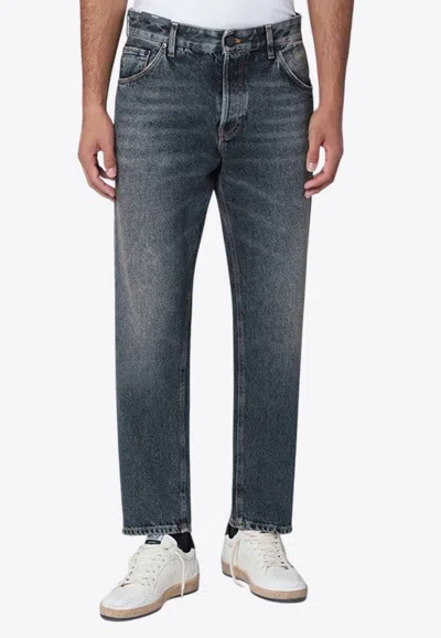 PT TORINO DENIM REBEL WASHED-EFFECT JEANS