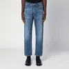 Pt Torino Denim Straight Blue Jeans With Faded Effect In Blue