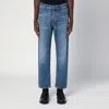 Pt Torino Denim Straight Blue Jeans With Faded Effect In Blue