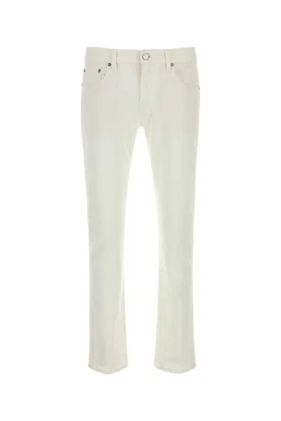 Pt Torino Stretch Denim Jeans In White