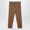 Pt Torino Desert-coloured Virgin Wool Trousers
