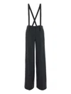 Pt Torino Dark Grey Stretch Cashmere Diana Pant In Green