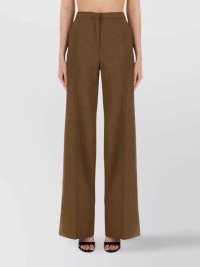 PT TORINO "DIANA" WIDE-LEG HIGH WAIST TROUSERS