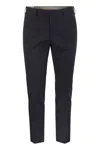 Pt Torino Virgin Wool Tailored Trousers In Blue