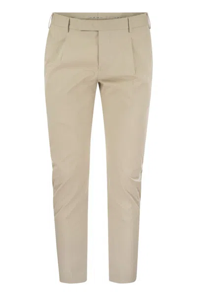 PT TORINO PT TORINO DIECI - STRETCH COTTON TROUSERS
