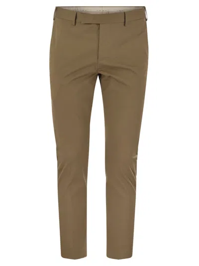 PT TORINO DIECI - STRETCH COTTON TROUSERS