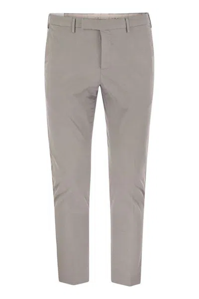 PT TORINO PT TORINO DIECI - STRETCH COTTON TROUSERS