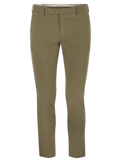 PT TORINO DIECI - STRETCH COTTON TROUSERS
