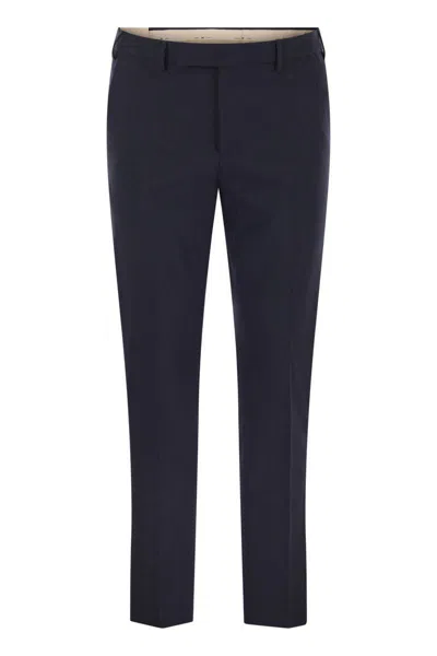 PT TORINO PT TORINO DIECI - STRETCH VIRGIN WOOL TROUSERS