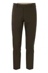 Pt Torino Dieci Brown Trousers In Brown