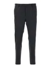 Pt Torino Viscose Stretch Pant With Waist Belt Loops