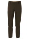 Pt Torino Dieci Brown Trousers In Dark Brown