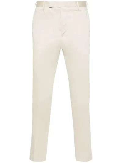 Pt Torino Dieci Chino Trousers In Neutrals