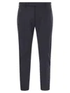 Pt Torino Virgin Wool Tailored Trousers In Blue